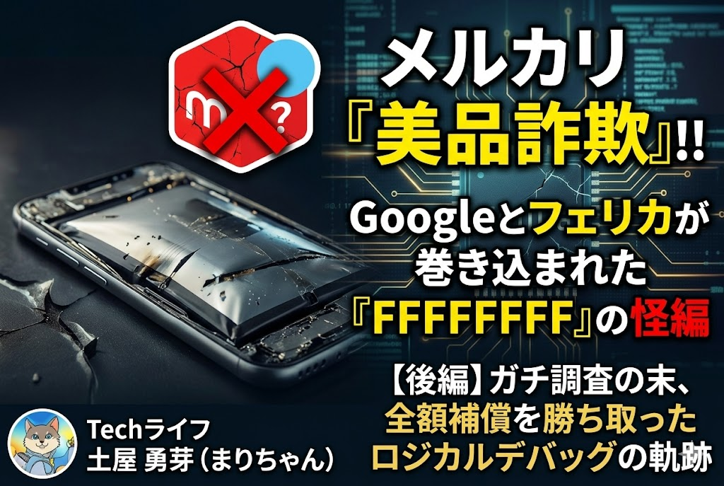 メルカリ「美品詐欺」の深淵：SEID「FFFFFFFF」の怪。Googleとフェリカネットワークスを巻き込んだガチ調査の結末【後編】